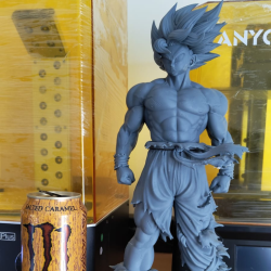 Modelo 3D Goku STL – Dragon Ball para Impressão 3D (Download Digital)