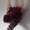 Cabeça de Dragão Decorativa – PLA com Chifres Luminescentes | 3dECshop